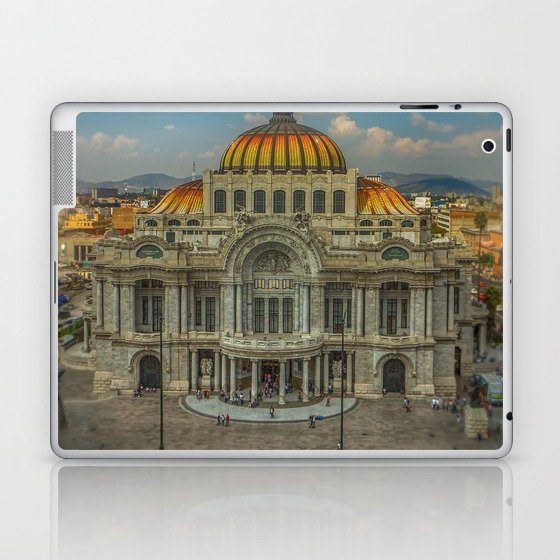 Mexico Photography - Beautiful Palace In Down Town Mexico City Laptop & iPad Skin