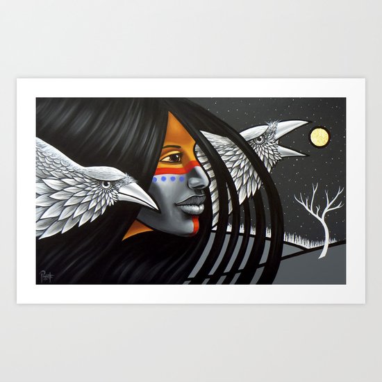 Ice Sentry Art Print