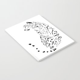 The Ghost of Mountains - Animal - Nature - Beast Big Cat Leopard Notebook