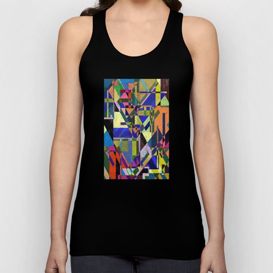 Geometric Wonder! Unisex Tank Top