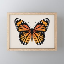 Monarch Butterfly | Vintage Butterfly | Framed Mini Art Print