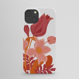 Tulip and anemone iPhone Case