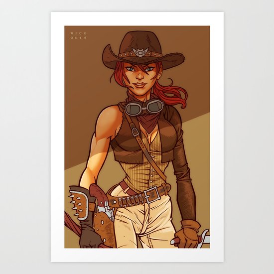 Zombie Hunter Art Print