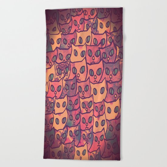 cat-113 Beach Towel