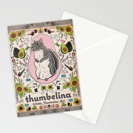 Little Thumbelina Girl: Thumb's Favorite Things in Color Stationery Card