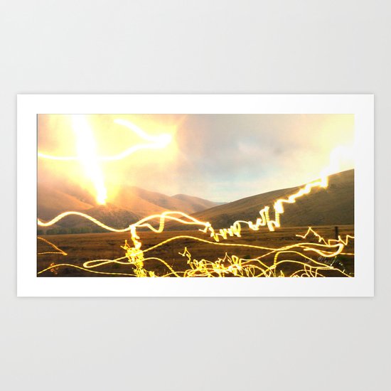 Crackle, Fizz, Pop by D. Porter Art Print