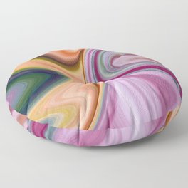 Abstract colorful marble "A Dynamic Abstract Marble Design" Floor Pillow