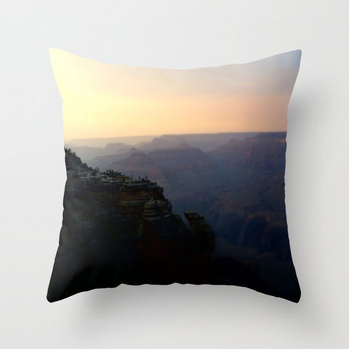 Grand Canyon at Sunset Throw Pillow