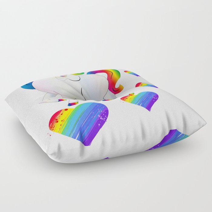 Unicorn Dreaming Floor Pillow