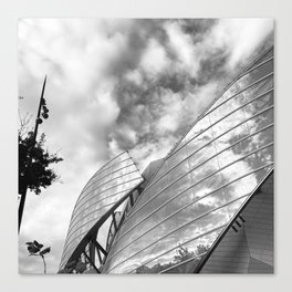 Reflection of Gehry architecture  Canvas Print