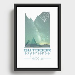 Outdoor Experience Framed Canvas