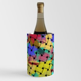 Intertwining from splashes of colors Wine Chiller