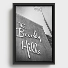 The Beverly Hills Hotel Framed Canvas