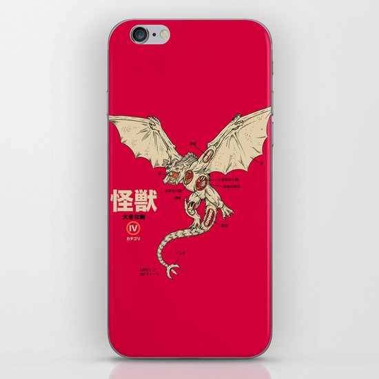 Kaiju Anatomy 2 iPhone & iPod Skin