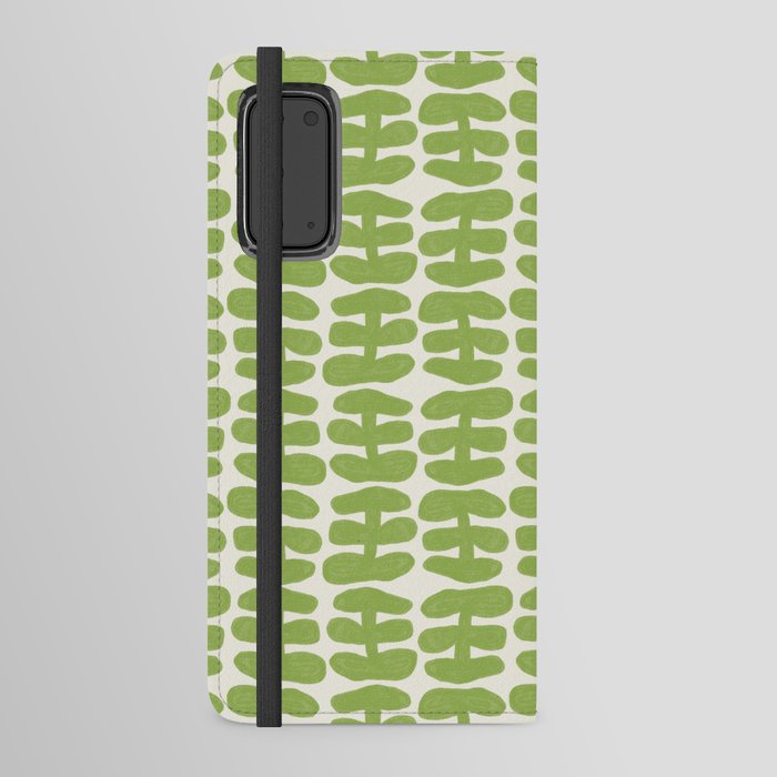 Scandinavian fern pattern Android Wallet Case