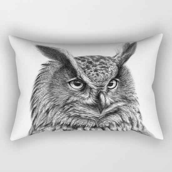 Eurasian Eagle Owl Rectangular Pillow