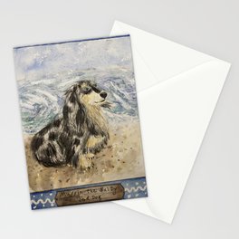 Muffin the salty sea dog Stationery Cards