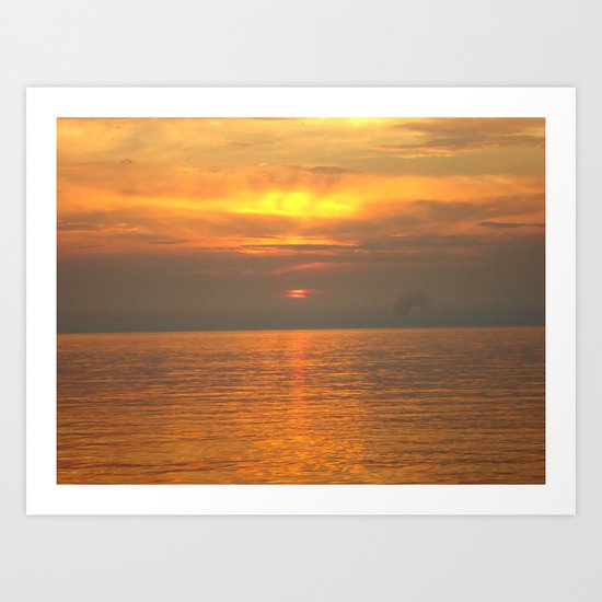 Rovigno Sunset Art Print