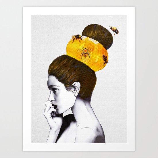 The Bee Hive Art Print