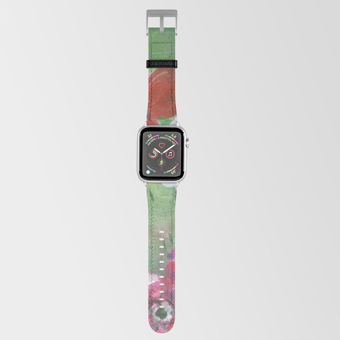 acrylic flowers in flow N.o 3 Apple Watch Band