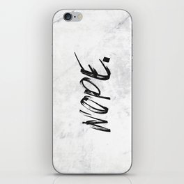 NOPE Marble Quote iPhone Skin