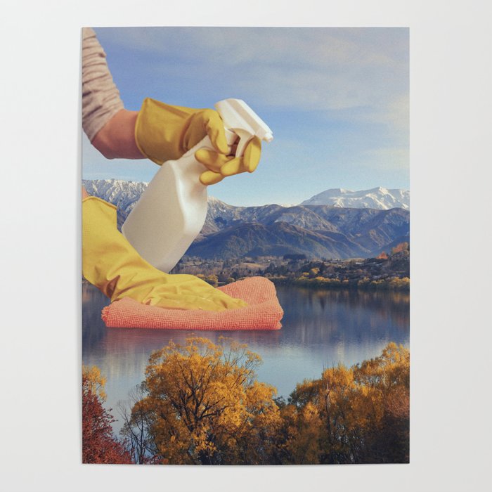 Deep clean lake Poster