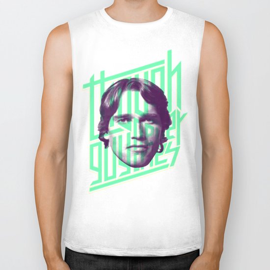 Though guy never cries Biker Tank