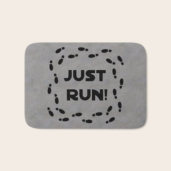 Just Run! Bath Mat