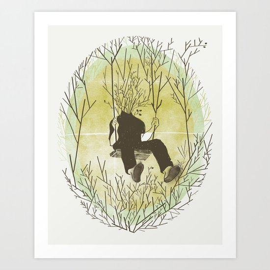 I'm only king in my own fuckin' mind Art Print