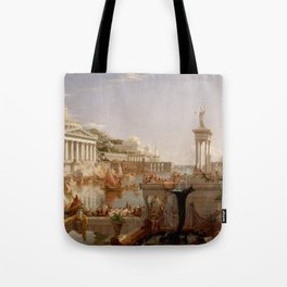 The Consummation of Empire from The Course of Empire by Thomas Cole Tote Bag