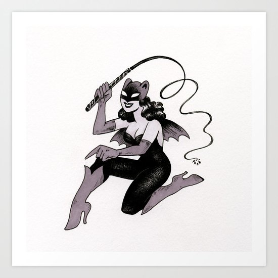 Obey Gerbilgirl! Art Print
