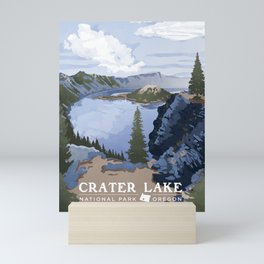 Crater Lake Mini Art Print