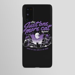 Just One More Cat Ritual - Cute Evil Cats Gift Android Case