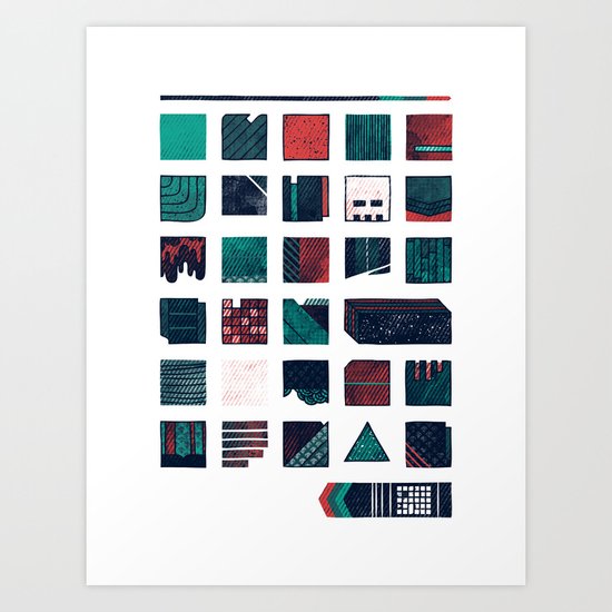 Swatches Art Print