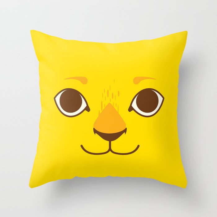 Little Lion Throw Pillow