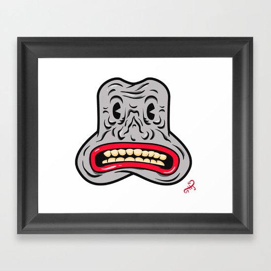 Happy Joy Vibrations Framed Art Print