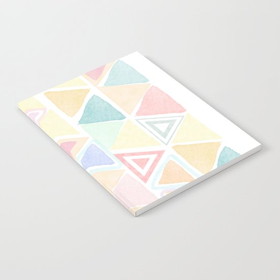 Triangle watercolor fantasy Notebook