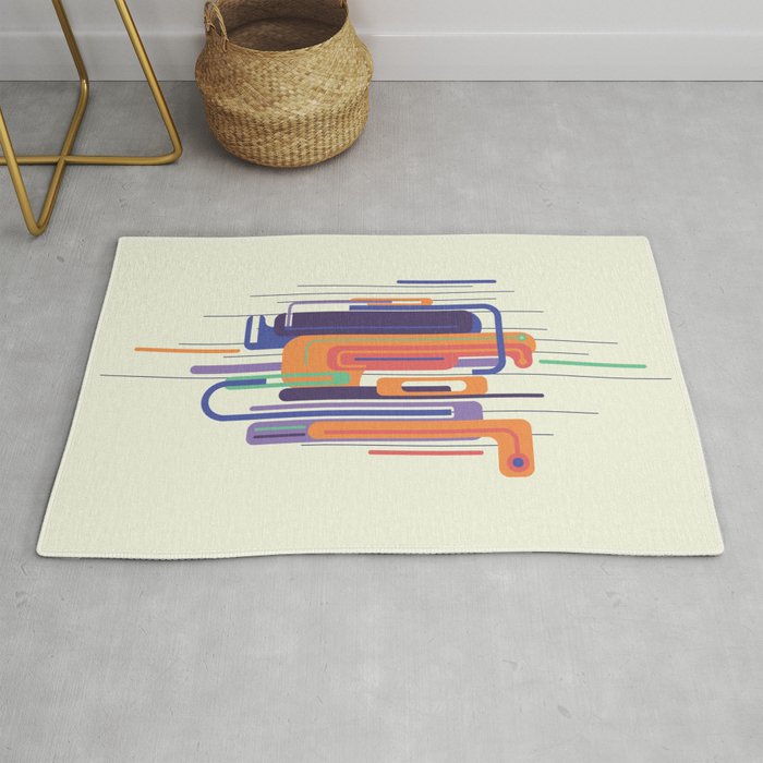 Abstract Lines Rug