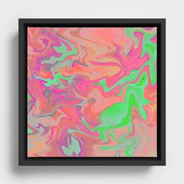 Acid Pool Framed Canvas