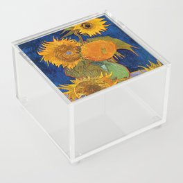 Vincent van Gogh - Vase with Five Sunflowers Acrylic Box