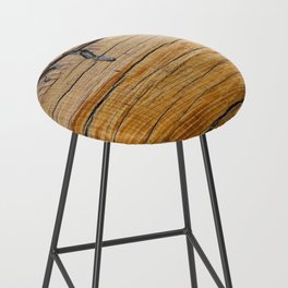 Natural wood background, wood slice and organic texture Bar Stool