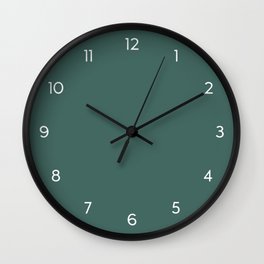 Boho Minimal Numbered Wall Clock // 125 Wall Clock