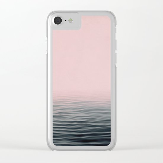 Misty sea Clear iPhone Case