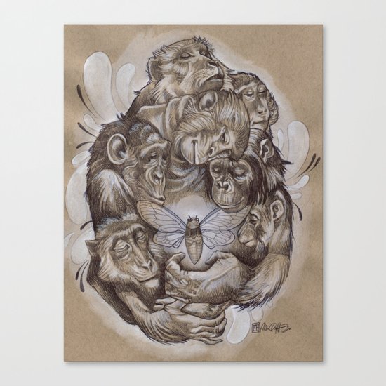 Protecting the Delicate Things Canvas Print