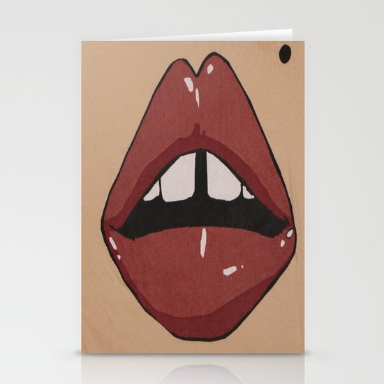 Lips Stationery Cards