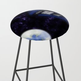 Police Box in Space Bar Stool