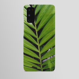 Green Palm Leaf Pattern Android Case