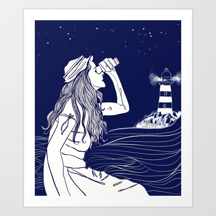 Where are you, my love? Art Print