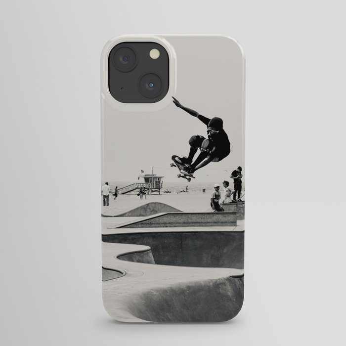 Skateboarding Print Venice Beach Skate Park LA iPhone Case