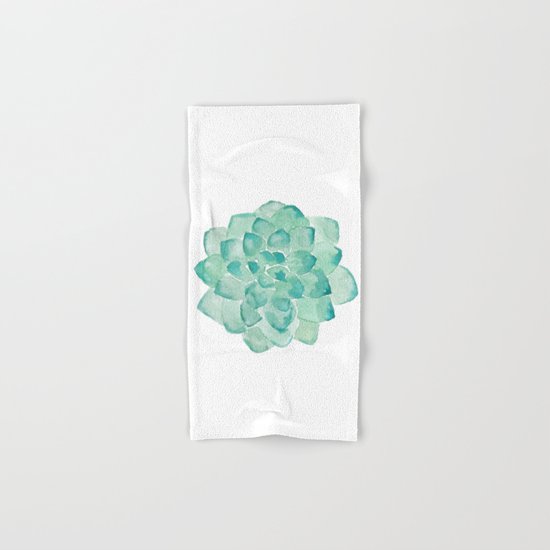 seafoam green towels